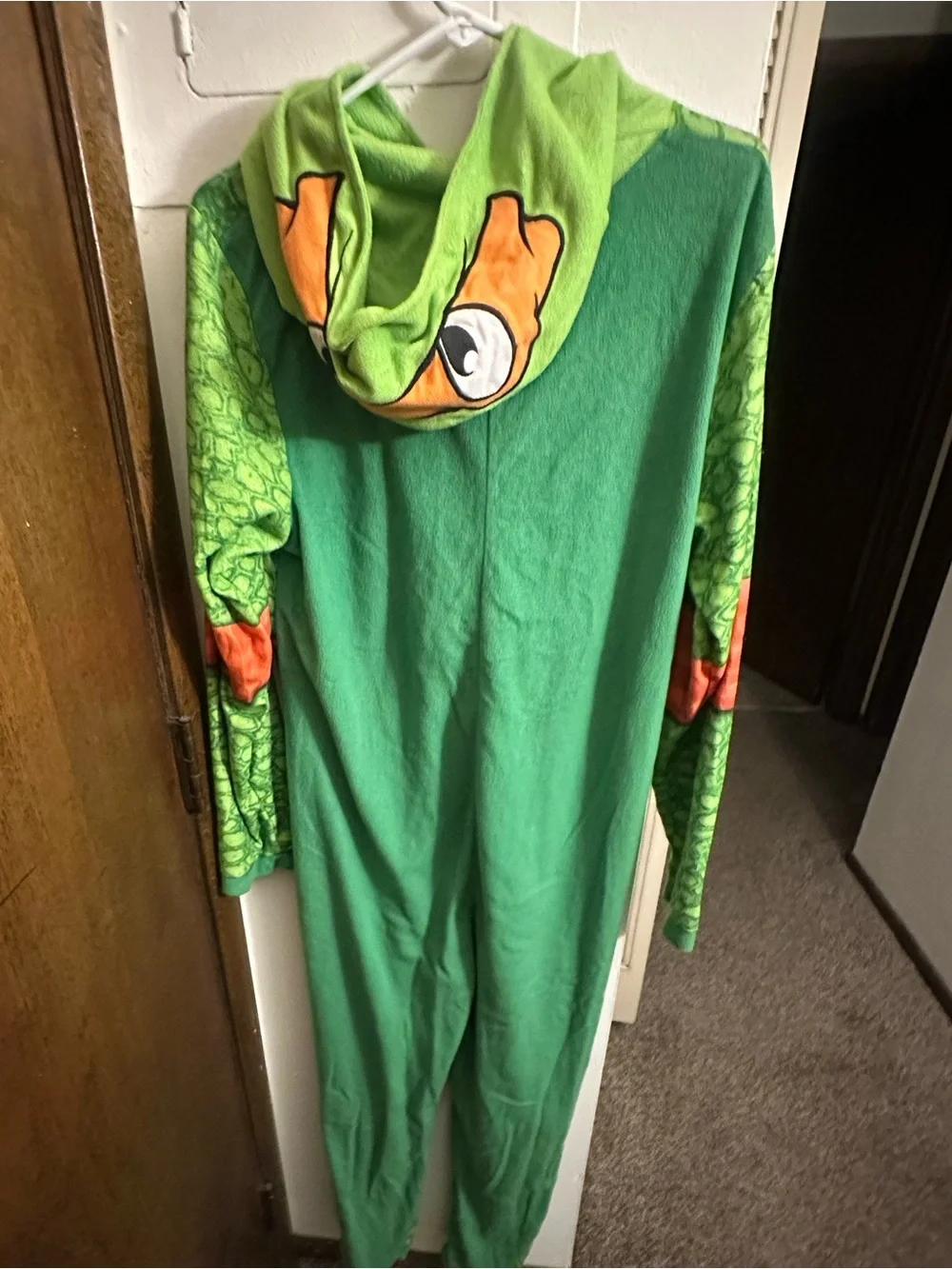 Nickelodeon Green and Orange Teenage Mutant Ninja Turtle Costume Onesie